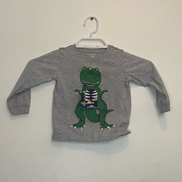 Chomp Chomp Dino Long Sleeve Shirt - 24 Months - Picture 2 of 5